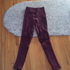 Maroon lululemon leggings